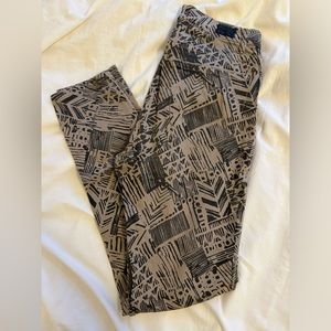 BDG HIGH WAISTED PATTERNED PANTS